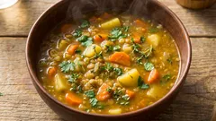 Uma sopa sem carne pode ser igualmente rica e saborosa: tudo se resume a uma técnica simples