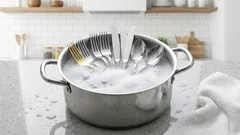 Como limpar talheres manchados sem produtos químicos: 5 maneiras de recuperar o brilho original