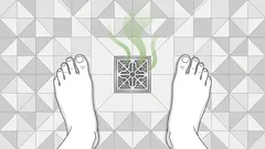 Cheiro no ralo da casa de banho: problemas ocultos que não se notam